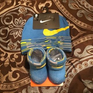 Nike hat, and booties